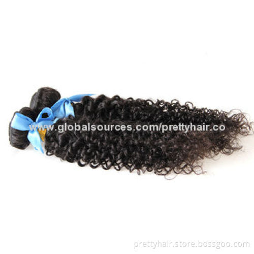 Peruvian kinky curl human hair